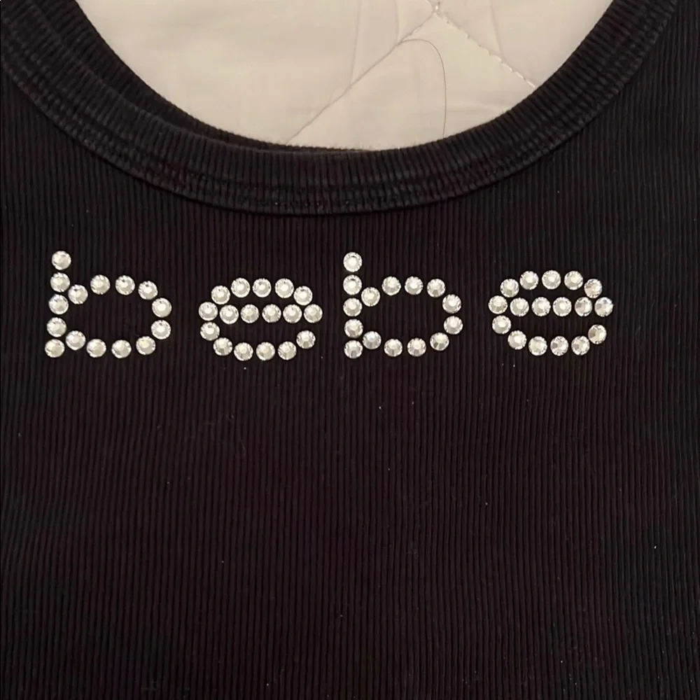 Bebe Black Tank Top - Picture 2 of 3